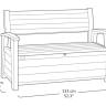 Сундук-скамья HUDSON STORAGE BENCH, коричневый в Ставрополе