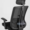 для руководителя TopChairs Post офисное черное обивка сетка ткань крестовина пластик в Ставрополе