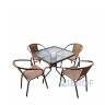Комплект мебели Николь-2LB TLH-037С-TLH070SR-70x70 Light Beige (4+1) в Ставрополе