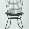 Bertoia металлический черный с черной подушкой из экокожи в Ставрополе