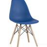 Стул Eames DSW синий пластиковый, сталь, натуральный массив бука, 4 шт. в Ставрополе