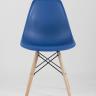 Стул Eames DSW синий пластиковый, сталь, натуральный массив бука, 4 шт. в Ставрополе