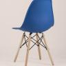 Стул Eames DSW синий пластиковый, сталь, натуральный массив бука, 4 шт. в Ставрополе