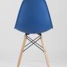 Стул Eames DSW синий пластиковый, сталь, натуральный массив бука, 4 шт. в Ставрополе