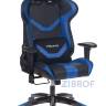 Игровое кресло Кресло игровое Бюрократ CH-772N/BL+BLUE две подушки черный/синий искусственная кожа (пластик чер в Ставрополе