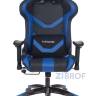 Игровое кресло Кресло игровое Бюрократ CH-772N/BL+BLUE две подушки черный/синий искусственная кожа (пластик чер в Ставрополе