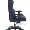 Игровое кресло Кресло игровое Бюрократ CH-772N/BL+BLUE две подушки черный/синий искусственная кожа (пластик чер в Ставрополе