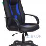 Кресло игровое Бюрократ VIKING-8N/BL-BLUE черный/синий искусственная кожа геймерское в Ставрополе
