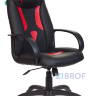 Кресло игровое Бюрократ VIKING-8N/BL-RED черный/красный искусственная кожа геймерское в Ставрополе