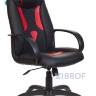Кресло игровое Бюрократ VIKING-8N/BL-RED черный/красный искусственная кожа геймерское в Ставрополе