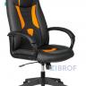 Кресло игровое Бюрократ VIKING-8N/BL-OR черный/оранжевый искусственная кожа геймерское в Ставрополе