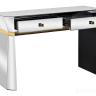 KFG125 Консоль 2 ящика с золотистой отделкой 120*42*79см в Ставрополе