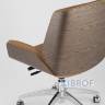 Кресло офисное TopChairs Crown коричневое в Ставрополе