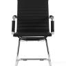 Кресло офисное TopChairs Visit черное в обивке из экокожи в Ставрополе