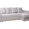 Диван Sorrento 230 с канапе трехмест.раскл (Еврокнижка) Koza3803-SVSER+Nev83 230*156*90см в Ставрополе