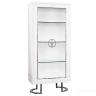 Витрина Garda Decor белая с хром GD-VI003 в Ставрополе