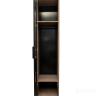 GD-10024/1-3 Шкаф Alto пенал c вешалкой,цвет дуб Урбан Кофеный, дверцы стекло(тонир) 50*57*228.5см в Ставрополе