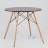 Eames D80 черный, 2 стула Eames DSW белые