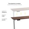 Стол с регулировкой высоты E6 серый/ЛДСП коричневый дуб, 140x60 в Ставрополе